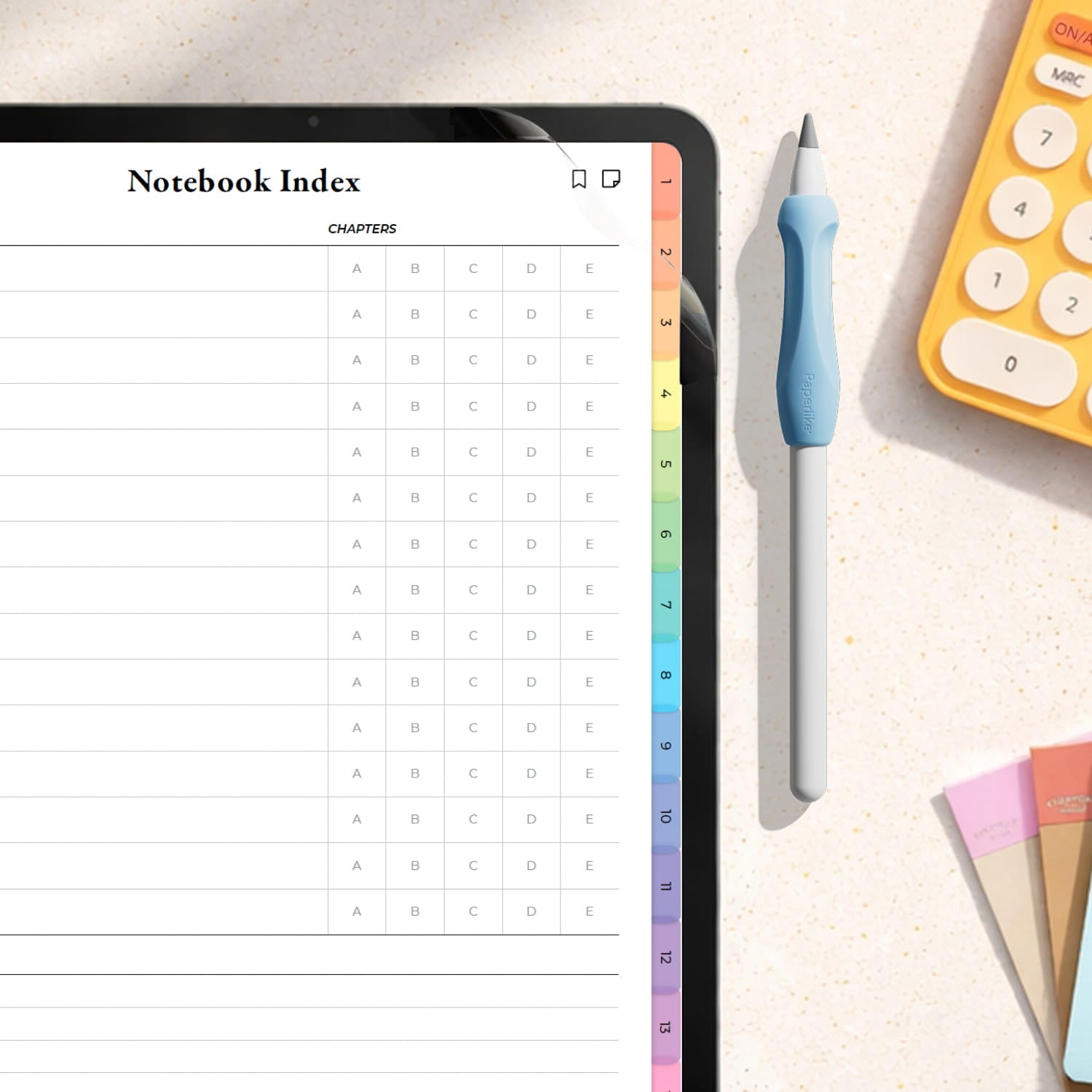 Rainbow Student Notebook von Million Dollar Habit