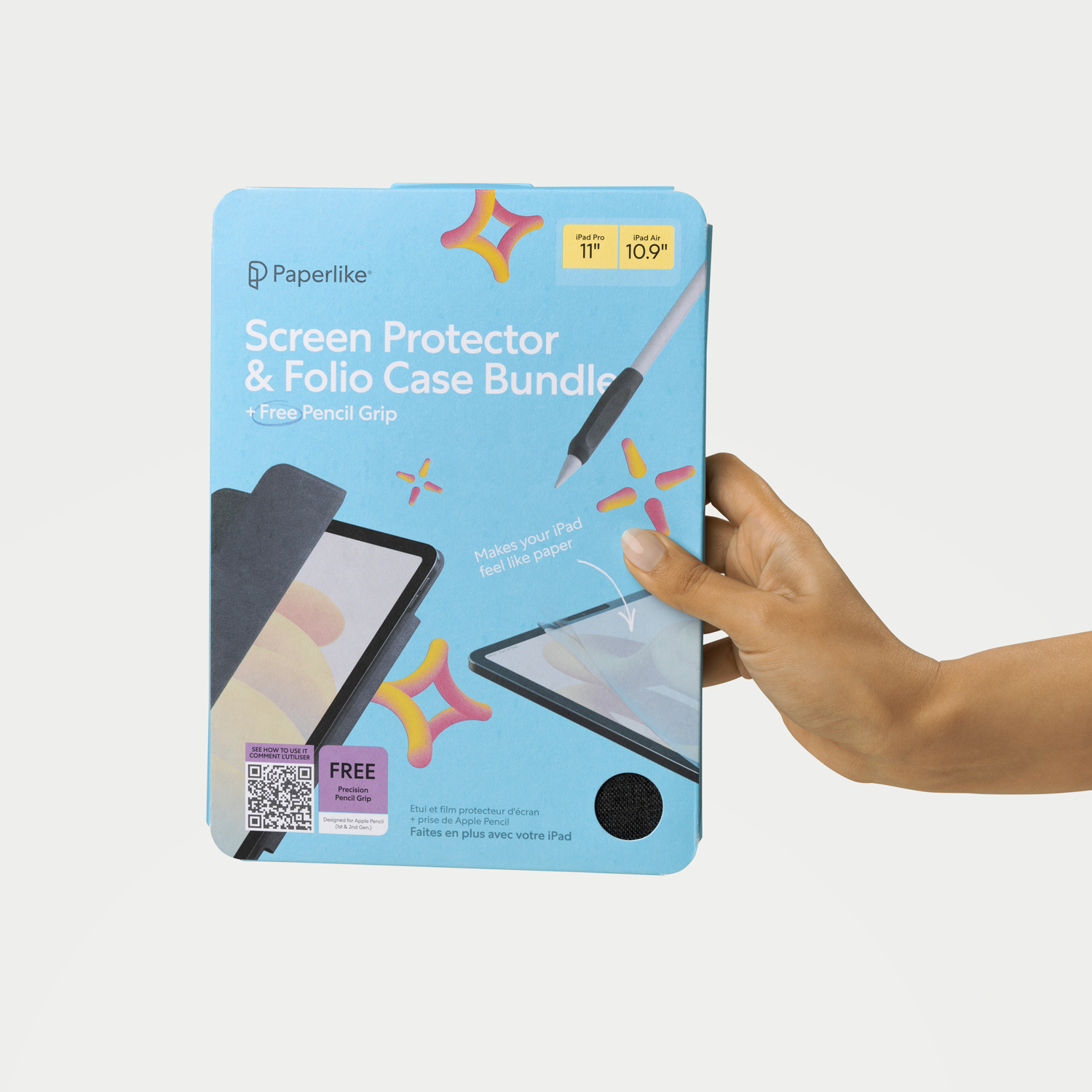 Paperlike Screen Protector + Folio Bundle - all-in-one professional iPad kit