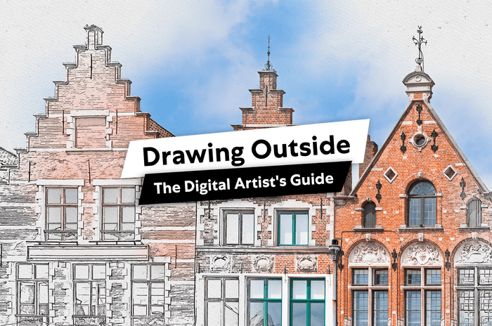 Outside Drawing Text Drawing Outside: The Digital Artist’s Guide | Paperlike