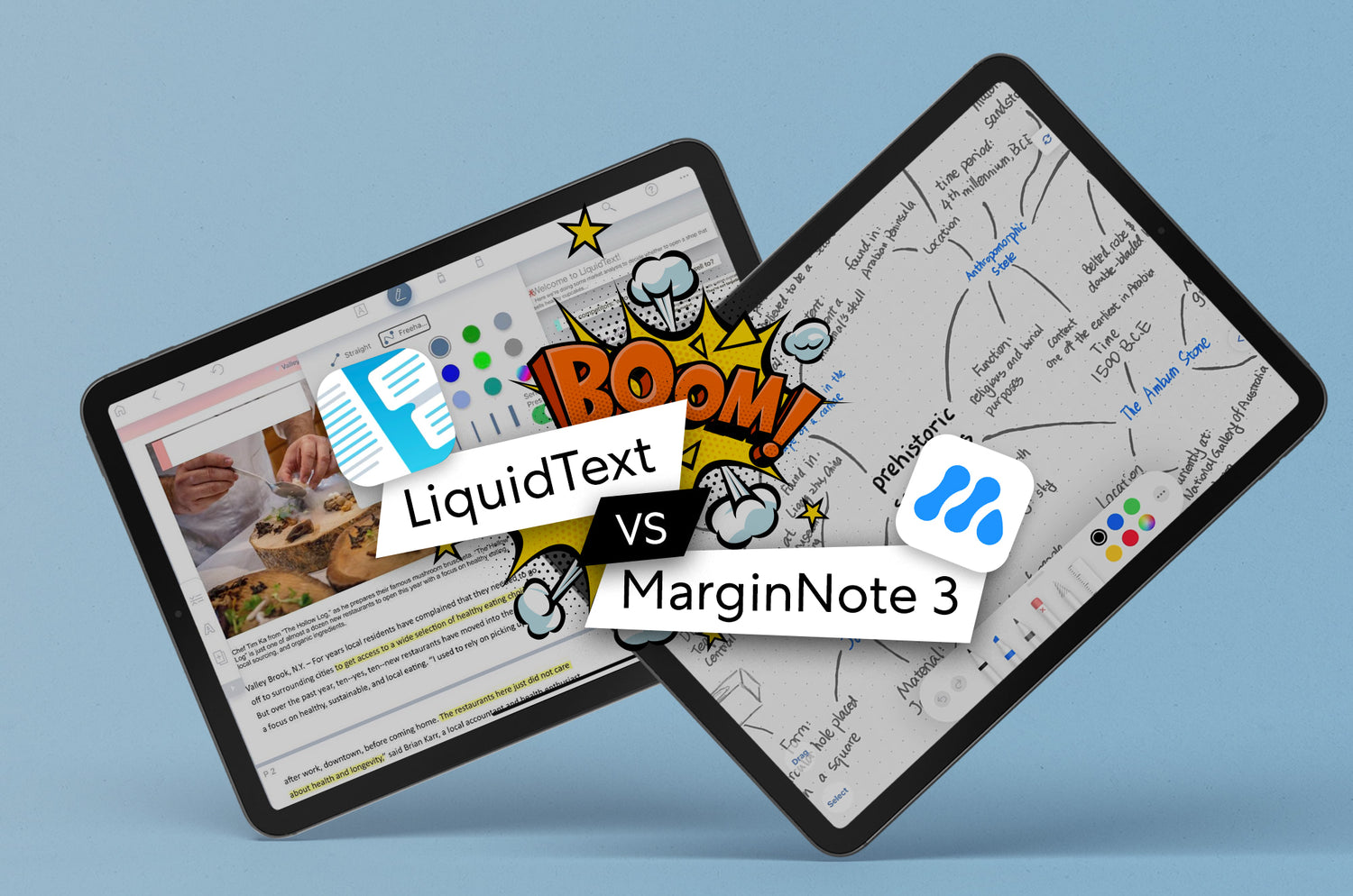 LiquidText vs MarginNote 3