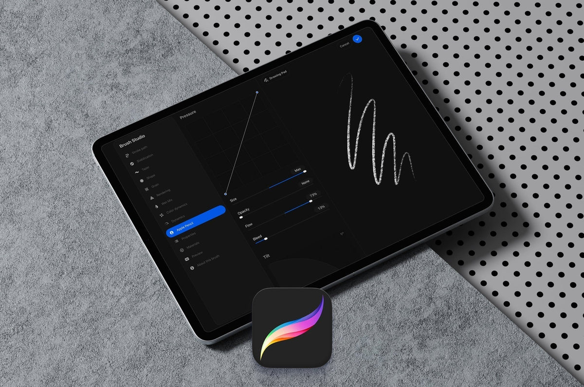 Procreate Brush Studio Explained: How to Create Custom Brushes