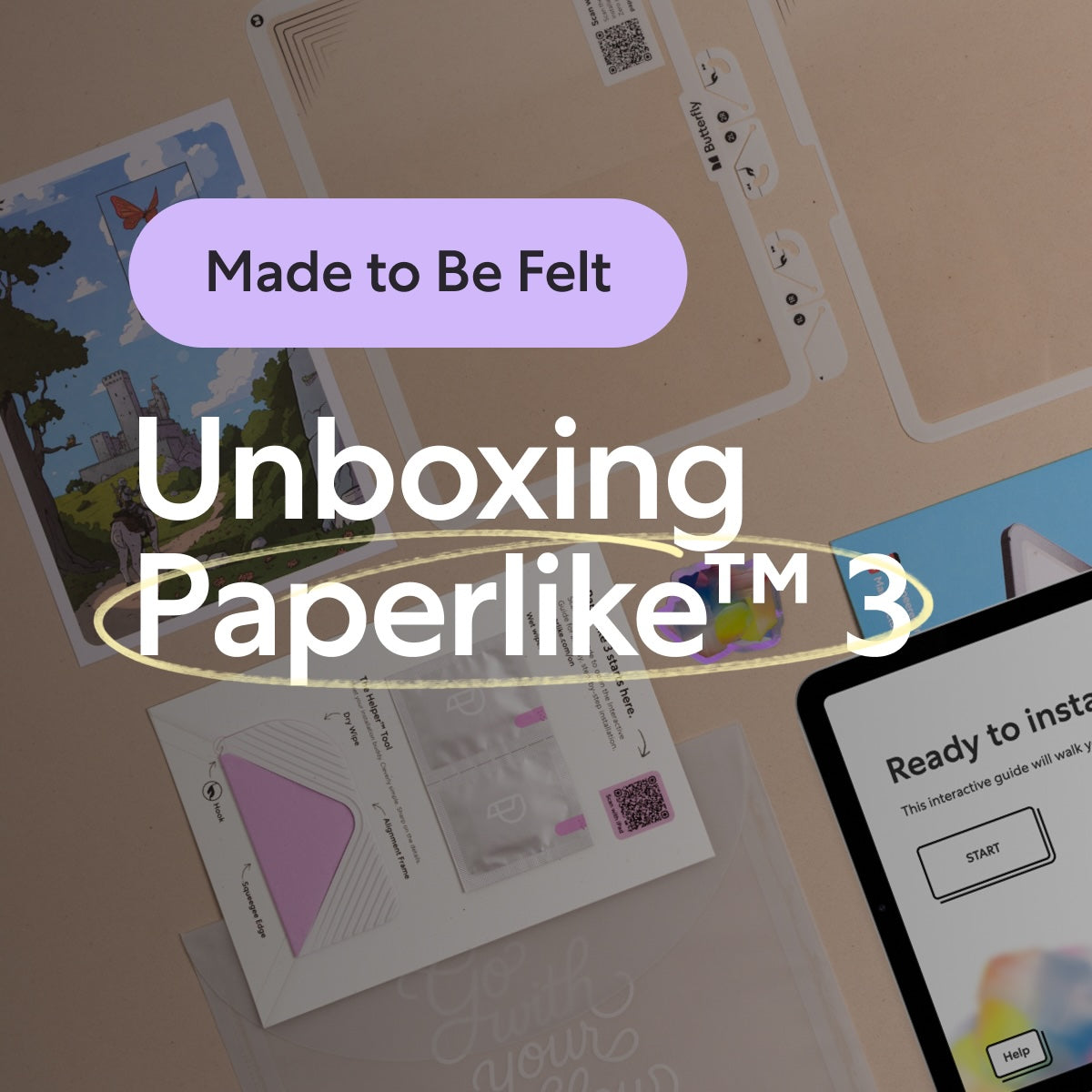 Paperlike 3 - ASMR Unboxing + Demo EN