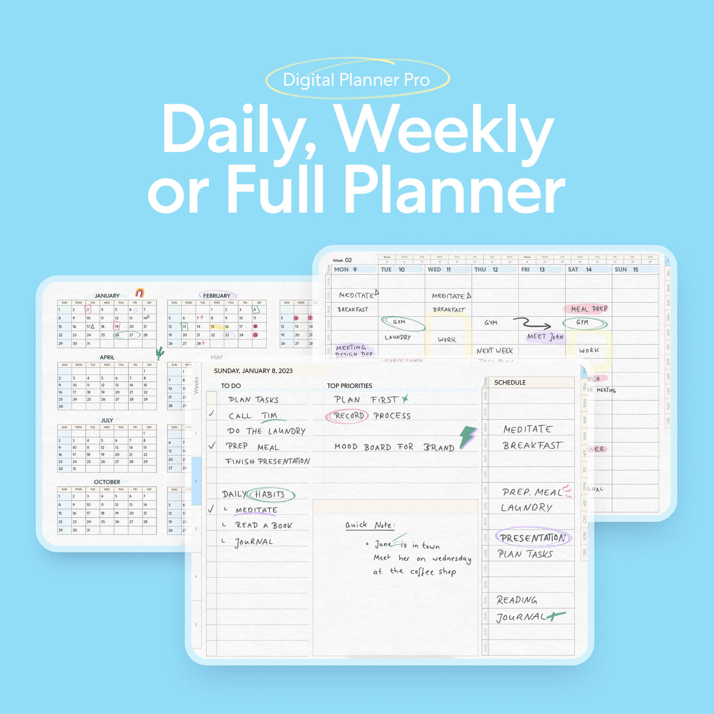 Digital Pro Planner Paperlike