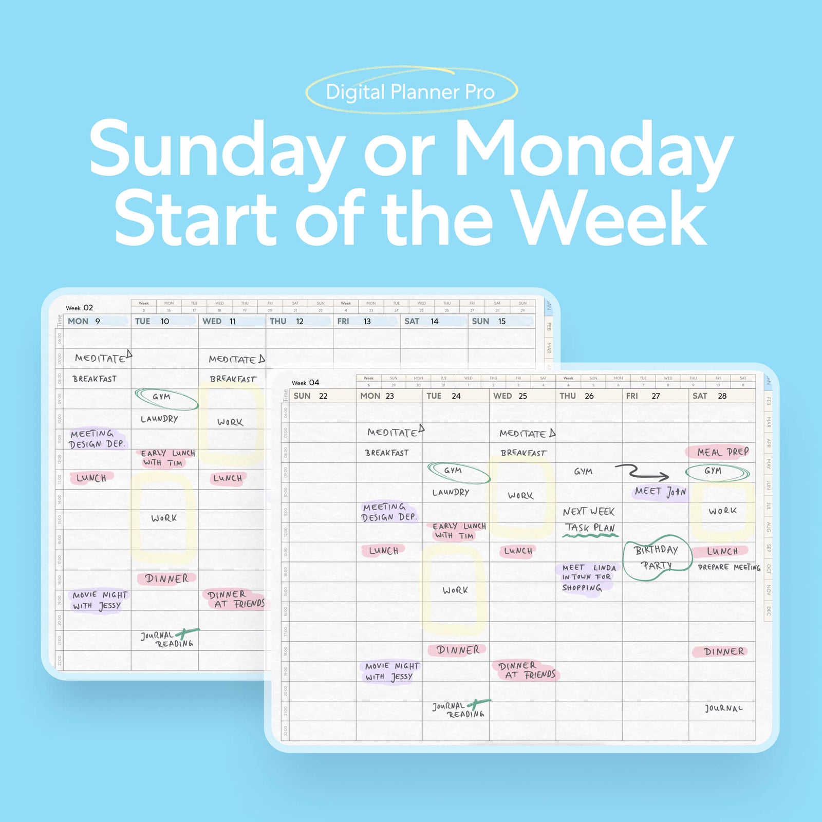 Digital Pro Planner Paperlike